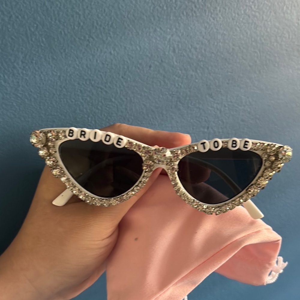 Bride To Be Rhinestone Sunglasses